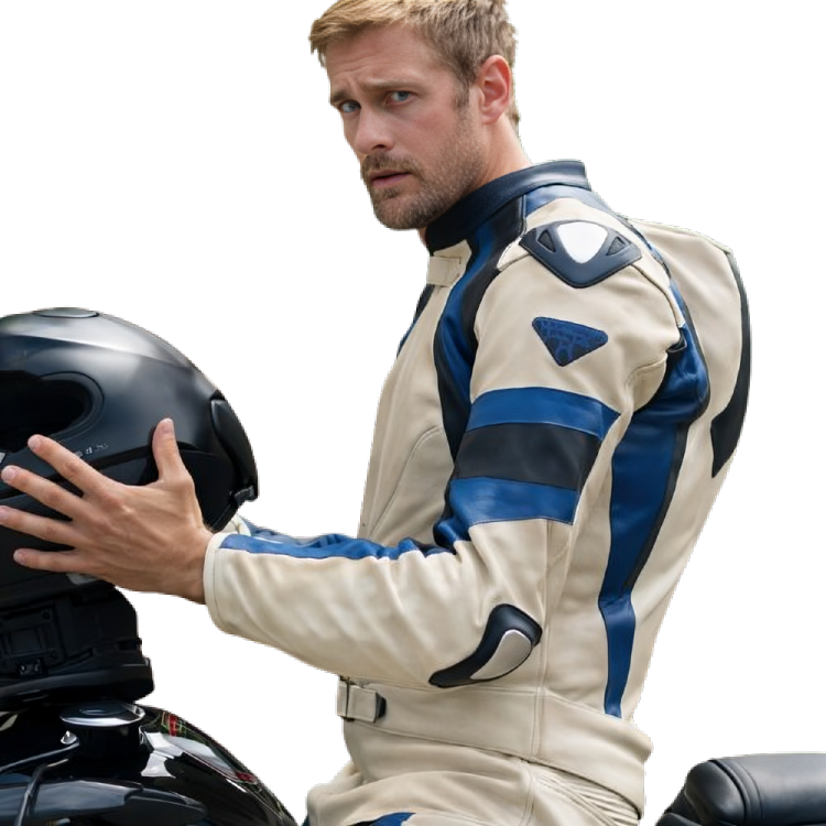 Alexander Pillion Ray Leather Jacket - Image 3